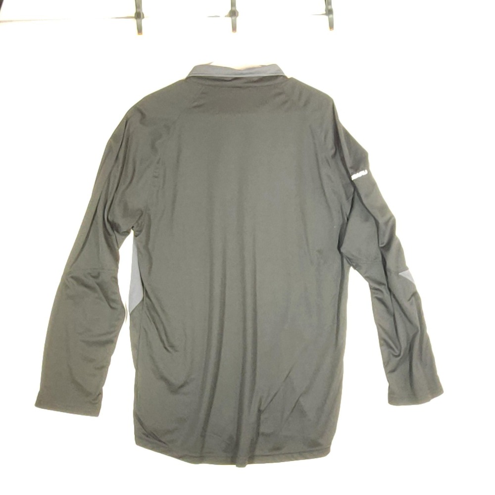 Subaru Black Label Mens XL Black Gray Quarter Zip Performance Pullover NWT - Picture 7 of 13